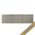 Skin 1800 Wall Cabinet Filo Argento Centre Bowl Top