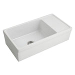 Veneto Single Bowl Sink 900mm with Drain Shelf
