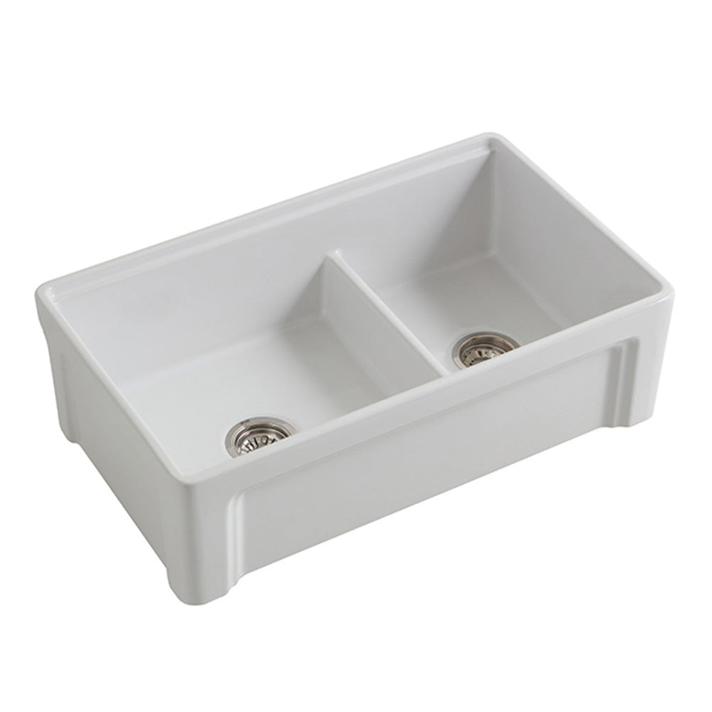 Cornice Double Bowl Sink 840mm