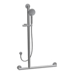 Stella Sliding Grab Rail 90⁰ Left Hand with Hand Shower