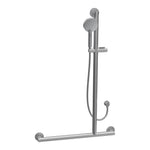 Stella Sliding Grab Rail 90⁰ Right Hand with Hand Shower