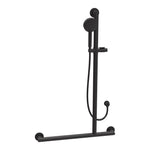 Stella Sliding Grab Rail 90⁰ Right Hand with Hand Shower