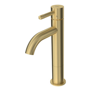 Tondo II Mid Level Basin Mixer with Curved Spout