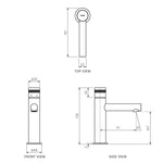 Todo II Basin Mixer with Straight Spout
