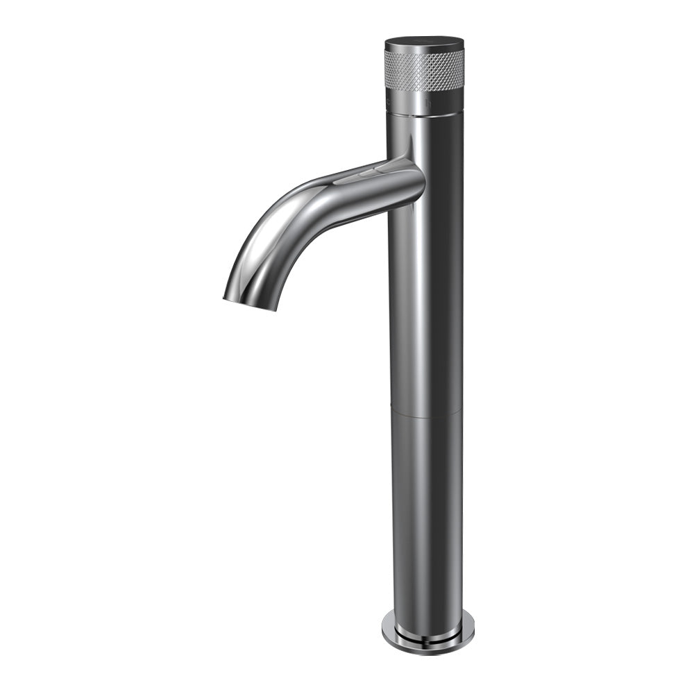 Todo II High Basin Mixer with Curved Spout