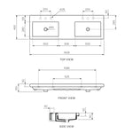 Laser 140 Back to Wall Inset Basin