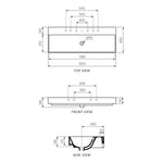 Velca 120 Wall Basin