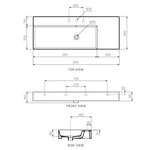 Twenty 120 Left Bowl Bench Basin