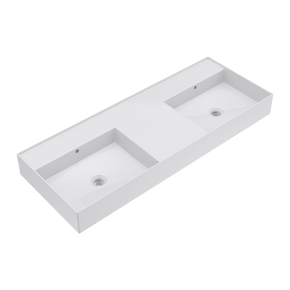 Twenty 120 Double Bowl Bench Basin