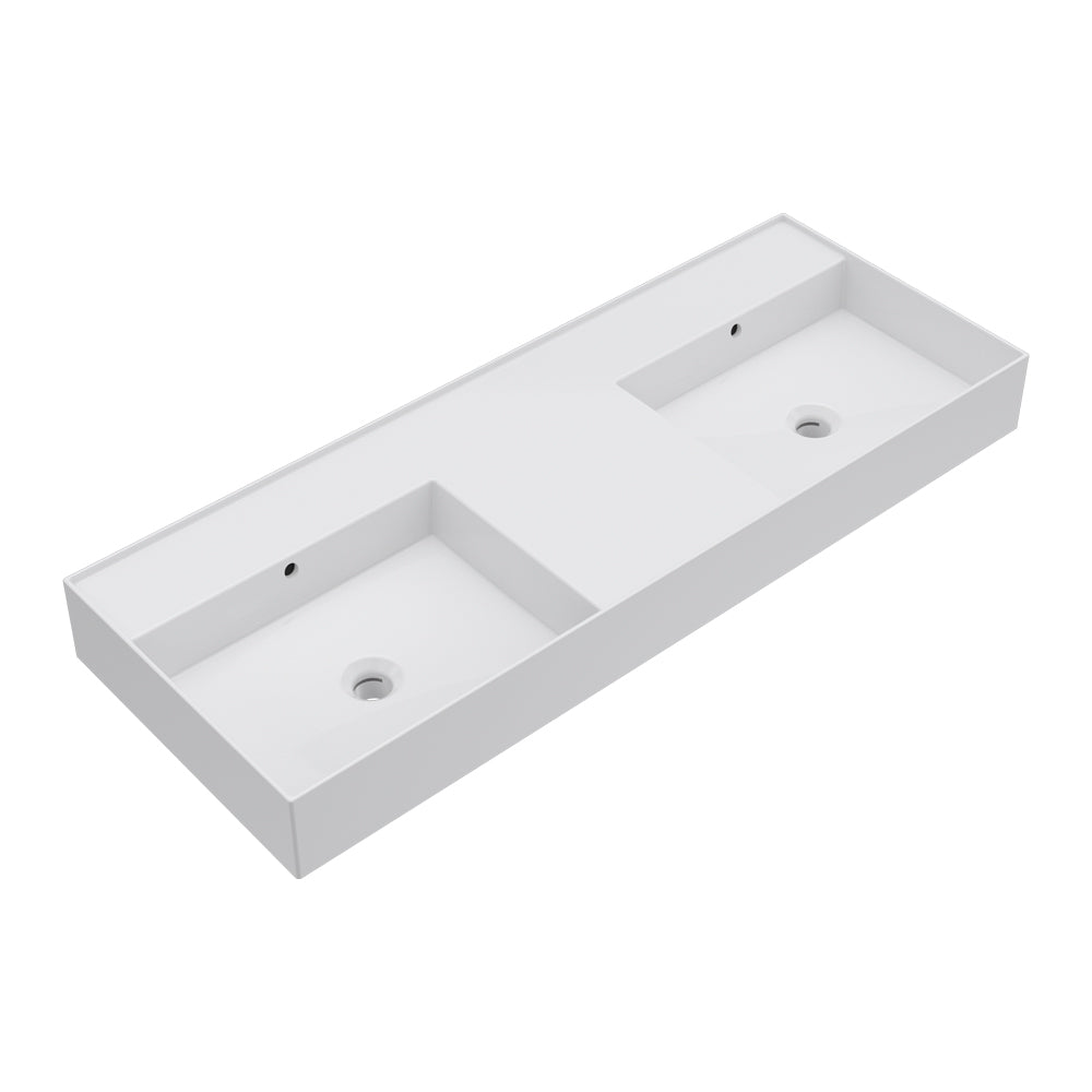 Twenty 120 Double Bowl Bench Basin
