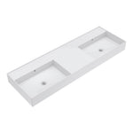 Twenty 140 Double Bowl Bench Basin