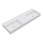 Twenty 140 Double Bowl Bench Basin