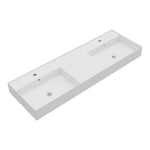 Twenty 140 Double Bowl Bench Basin