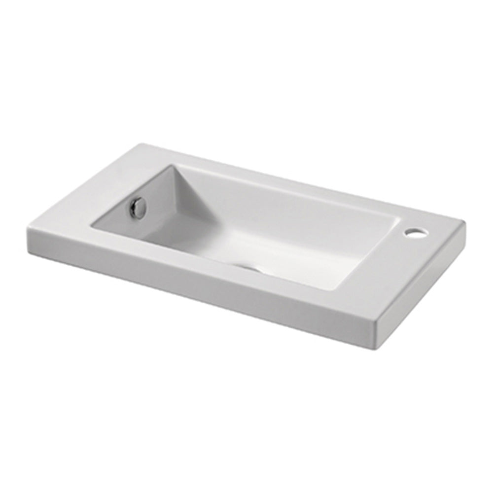 Blade 35 Back to Wall Inset Basin (600mm) Right Tap Hole - Basins