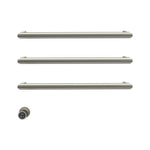 Tondo Heated Towel Rail 3 Bars 600mm with Controller