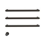 Tondo Heated Towel Rail 3 Bars 600mm with Controller