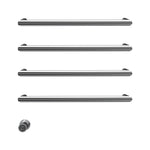 Tondo Heated Towel Rail 4 Bars 600mm with Controller