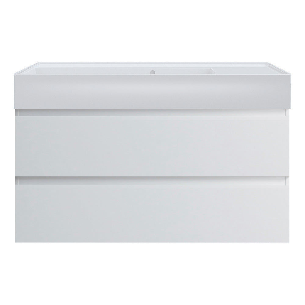 Pure Twenty 1000 Wall Cabinet with Left Bowl Top