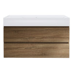 Twenty 1000 Wall Cabinet with Right Bowl Top