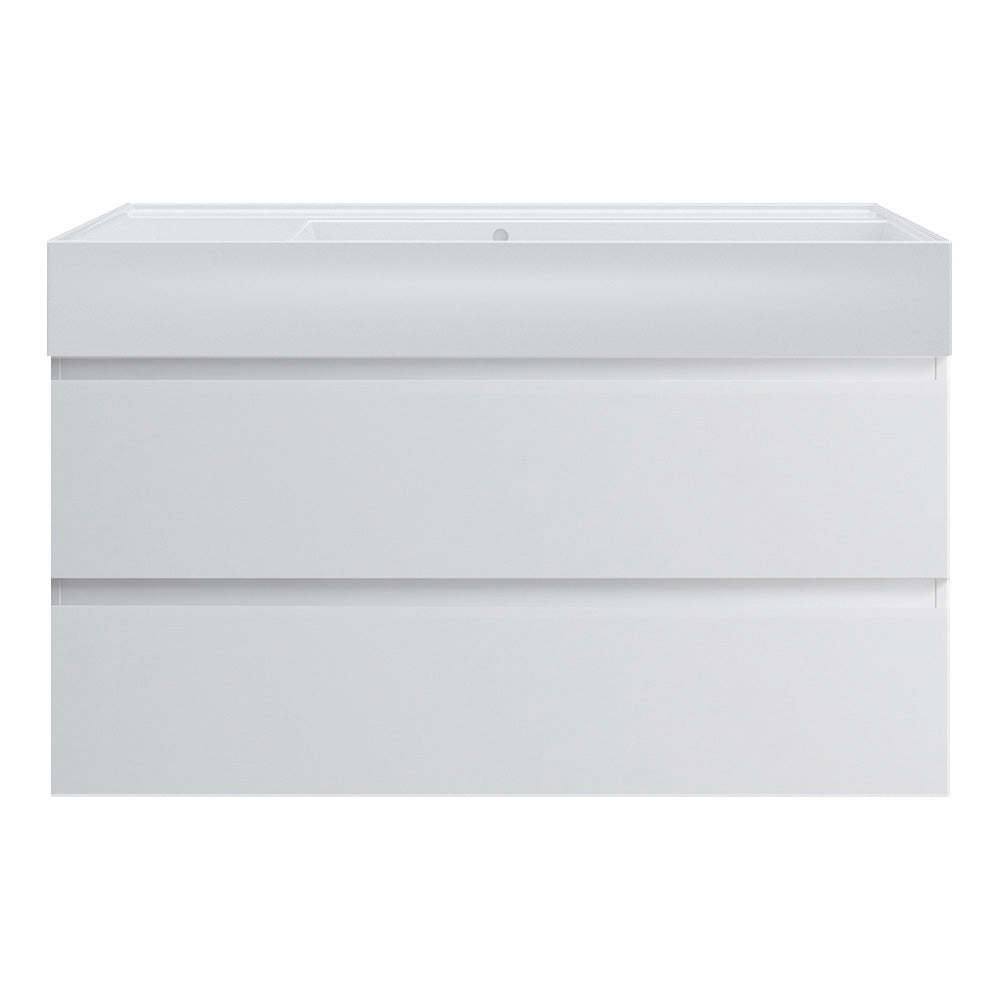 Pure Twenty 1000 Wall Cabinet with Right Bowl Top