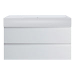 Pure Twenty 1000 Wall Cabinet with Right Bowl Top