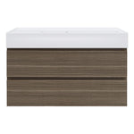 Twenty 1000 Wall Cabinet with Right Bowl Top
