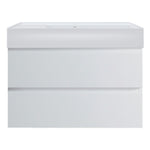 Pure Twenty 800 Wall Cabinet with Right Bowl Top