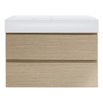Twenty 800 Wall Cabinet with Right Bowl Top