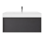 Float Twenty 800 Wall Cabinet with Right Bowl Top
