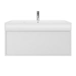 Float Twenty 800 Wall Cabinet with Right Bowl Top
