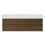Rocki Twenty 1400 Wall Cabinet with Double Bowl Top