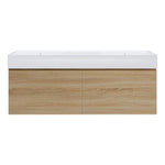 Rocki Twenty 1400 Wall Cabinet with Double Bowl Top