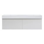 Rocki Twenty 1600 Wall Cabinet with Double Bowl Top