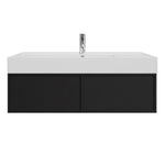 Float Twenty 1200 Wall Cabinet with Matt White Left Bowl Top