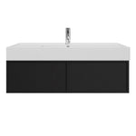 Float Twenty 1200 Wall Cabinet with Matt White Right Bowl Top