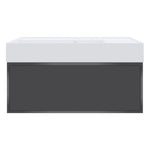 Float Twenty 800 Wall Cabinet with Matt White Left Bowl Top