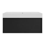 Float Twenty 800 Wall Cabinet with Matt White Left Bowl Top