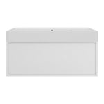 Float Twenty 800 Wall Cabinet with Matt White Left Bowl Top