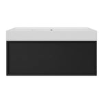 Float Twenty 800 Wall Cabinet with Matt White Right Bowl Top