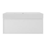 Float Twenty 800 Wall Cabinet with Matt White Right Bowl Top