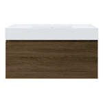 Rocki Twenty 1000 Wall Cabinet with Matt White Central Bowl Top