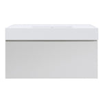 Rocki Twenty 1000 Wall Cabinet with Matt White Central Bowl Top