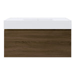 Rocki Twenty 1000 Wall Cabinet with Matt White Central Bowl Top