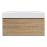 Rocki Twenty 1000 Wall Cabinet with Matt White Central Bowl Top