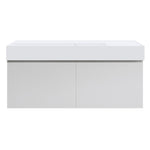 Rocki Twenty 1200 Wall Cabinet with Matt White Left Bowl Top