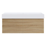 Rocki Twenty 1200 Wall Cabinet with Matt White Full Bowl Top