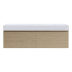 Rocki Twenty 1600 Wall Cabinet with Matt White Double Bowl Top