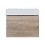 Rocki Twenty 600 Wall Cabinet with Matt White Full Bowl Top