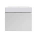 Rocki Twenty 600 Wall Cabinet with Matt White Full Bowl Top