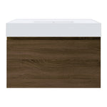 Rocki Twenty 800 Wall Cabinet with Matt White Central Bowl Top